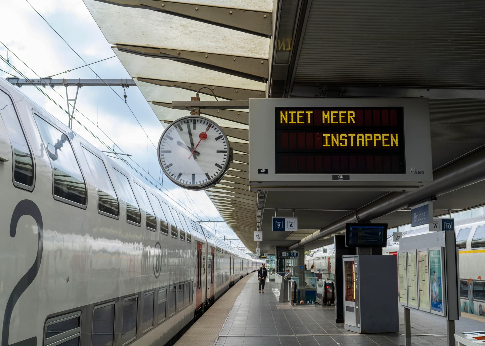 On the way to bruges